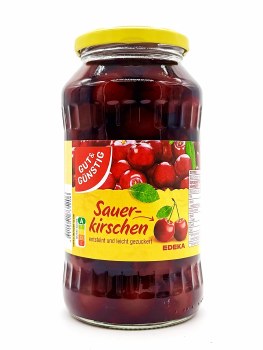 Gut Gunstig Sour Pitted Cherries 680g