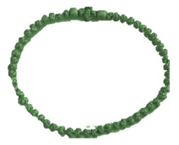 Handmade Orthodox Dark Green Komboskini Prayer Rope