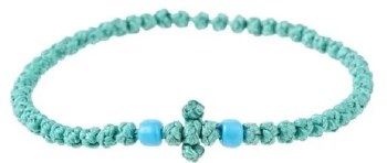 Handmade Orthodox Mint Green Komboskini Prayer Rope