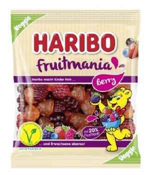 Haribo Fruitmania Berry Gummy Candy 160g