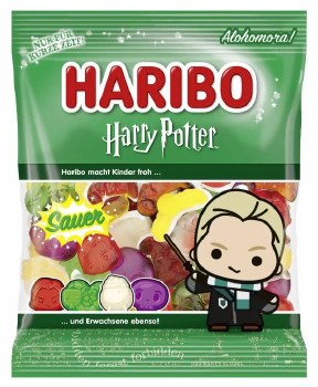 Haribo Harry Potter Draco Malfoy Sour Gummy Candy 160g