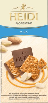 Heidi Milk Chocolate with Crispy Layer of Caramelized Almonds 100g