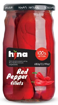 Hina Red Pepper Filets 680g