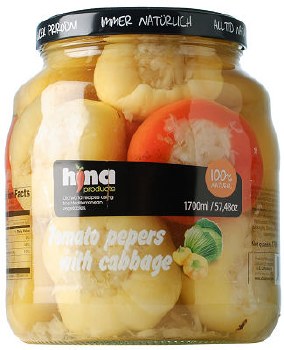 Hina Tomato Peppers Stuffed with Cabbage 1700 ml