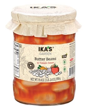 Ikas Garden Butter Beans in Tomato Sauce 550g