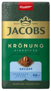 Jacobs Kronung Signature Decaff Ground Coffee 250g