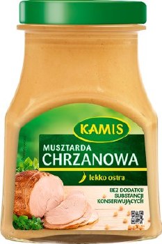 Kamis Musztarda Chrzanowa Horseradish Mustard 185g