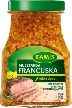 Kamis Musztarda Francuska French Style Mustard 185g