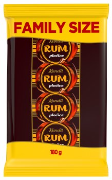 Kandit Rum Chocolate Bar 4 Pack 180g