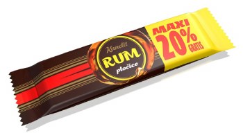 Kandit Rum Chocolate Bar Maxi 20% Gratis 54g