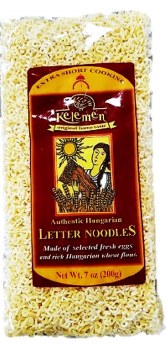 Kelemen Alphabet Letter Noodles 200g