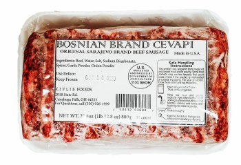 Kiflis Bosnian Style Beef Cevapi 1.8lb F