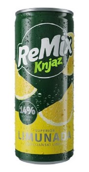 Knjaz Milos Remix Superior Lemon Soft Drink 330ml