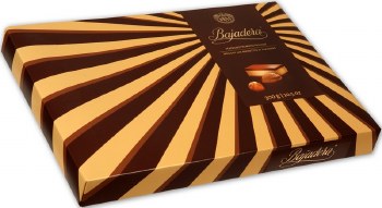 Kras Bajadera Nut &amp; Almond Nougat Box Chocolate 300g