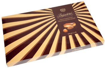 Kras Bajadera Nut &amp; Almond Nougat Box Chocolate 500g