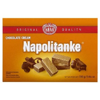Kras Chocolate Cream Wafers Napolitanke 327g