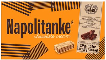 Kras Chocolate Cream Wafers Napolitanke 327g