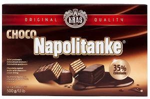 Kras Chocolate Covered Wafers Napolitanke 500g