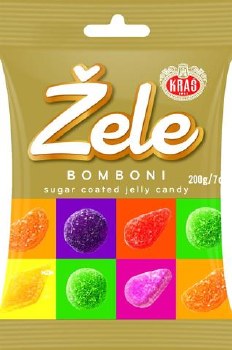 Kras Zele Bomboni Fruit Jelly Candy 200g