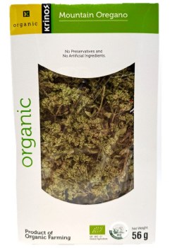 Krinos Organic Mountain Oregano Herbal Tea 56g