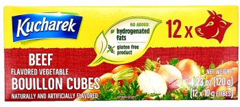 Kucharek Beef Flavored Vegetable Bouillon Cubes 120g