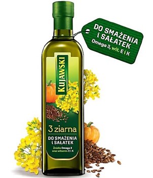 Kujawski Three Grains Canola Oil 750ml