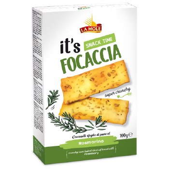 La Mole Focaccia Oven Baked Bread Slices with Rosemary 100g