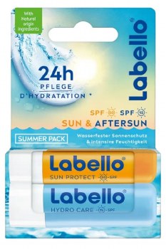 Labello Sun and Aftersun Lip Balm Duo Pack 2 x 4.8g