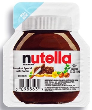 Mini Nutella Ferrero 15g Made in Italy