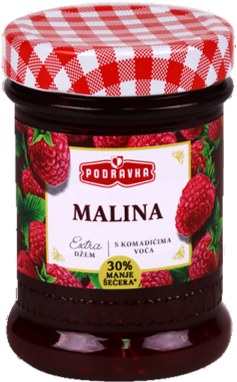 Podravka Raspberry Jam Malina Extra Dzem 320g - PVEuroMarket.com