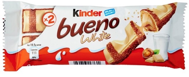 Kinder Bueno WHITE Hazelnut, pack of 30