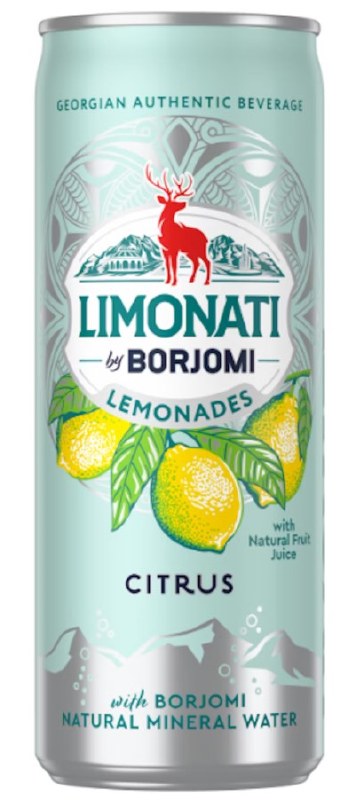 Borjomi Limonati Lemonade Citrus Soft Drink 330ml - PVEuroMarket.com