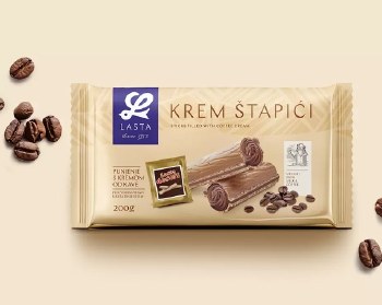 Lasta Wafer Sticks with Coffee Cream Filling 200g