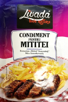 Livada Mititei Seasoning Mix Condiment Pentru Mititei 20g