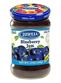 Lowell Blueberry Jam 320g