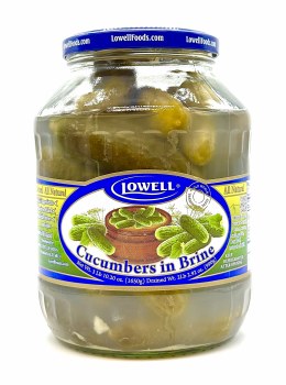 Lowell Cucumbers in Brine 1650g