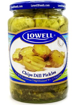 Lowell Dill Pickle Chips 710g