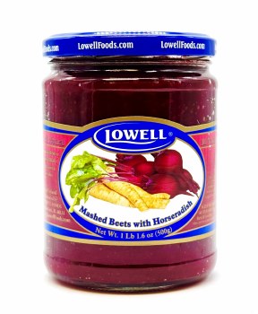 Lowell Mashed Beets with Horseradish 500g