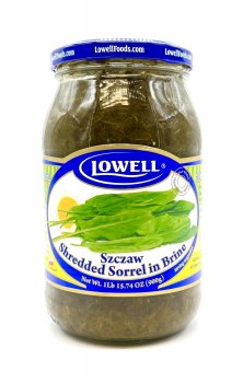 Lowell Szczaw Shredded Sorrel in Brine 900g