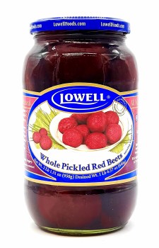Lowell Whole Pickled Red Beets 950g