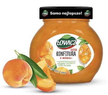 Lowicz Apricot Extra Confiture Preserves 240g