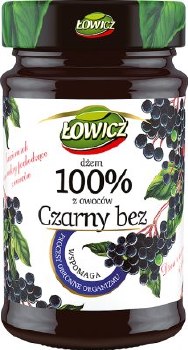 Lowicz 100 Percent Elderberry Jam 235g