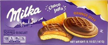 Milka Choco Jaffa Orange Jelly Biscuits 147g