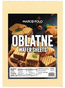 Marco Polo Plain Oblatne Wafer Sheets 200g