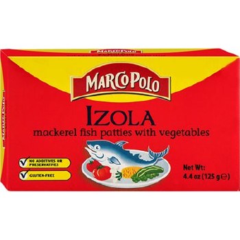 Marco Polo Izola Mackerel Fish Patties With Vegetables 125g
