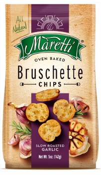 Maretti Bruschette Baked Slow Roasted Garlic Flavored Chips 142g