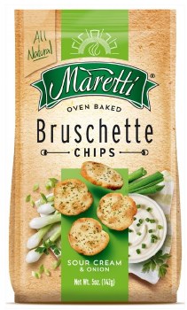 Maretti Bruschette Baked Sour Cream and Onion Flavored Chips 142g