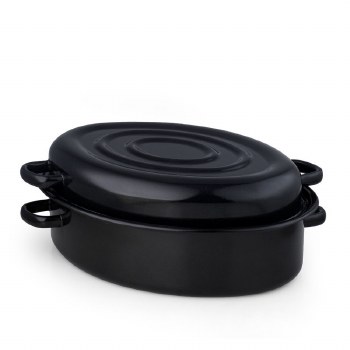 Metalac Roasting Pan with Lid 34 cm Diameter