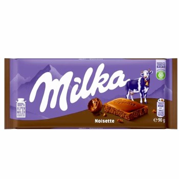 Milka Alpine Milk Noisette Chocolate Bar 90g