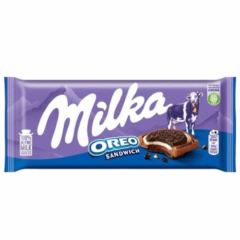 Milka Alpine Milk Oreo Sandwich Chocolate 92g
